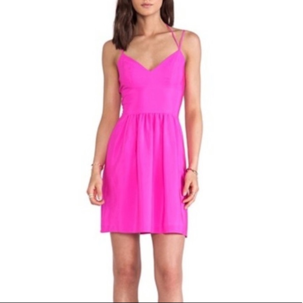 Amanda Uprichard Hot Pink Dress